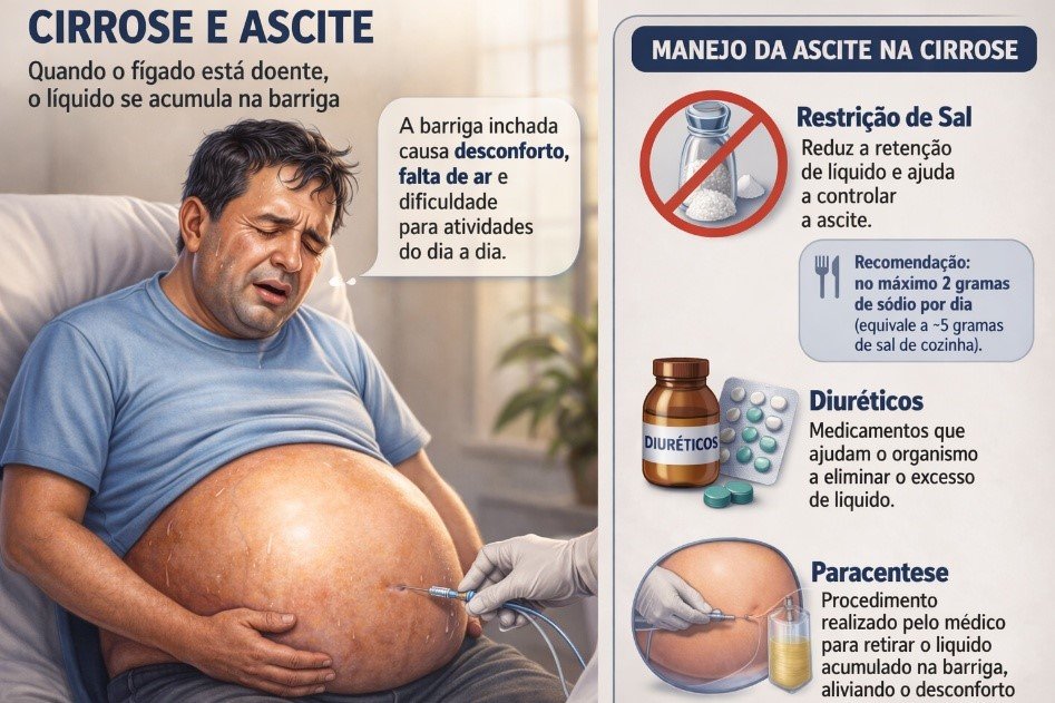 Manejo da ascite na cirrose