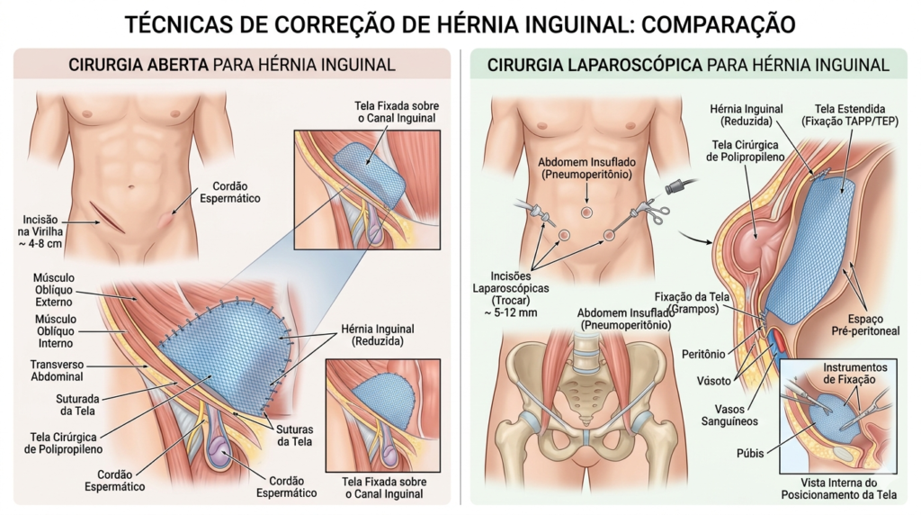 técnicas de herniorrafia