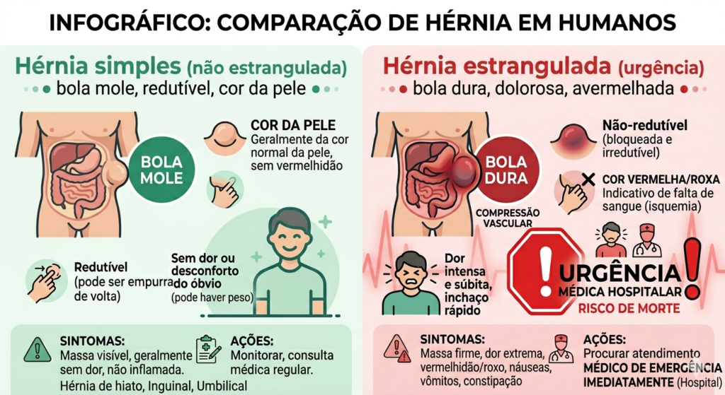 quando a hérnia é urgente