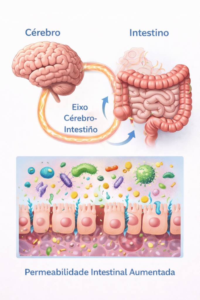 Eixo cérebro intestino: funsamental para o entendimento da síndrome do intestino irritável